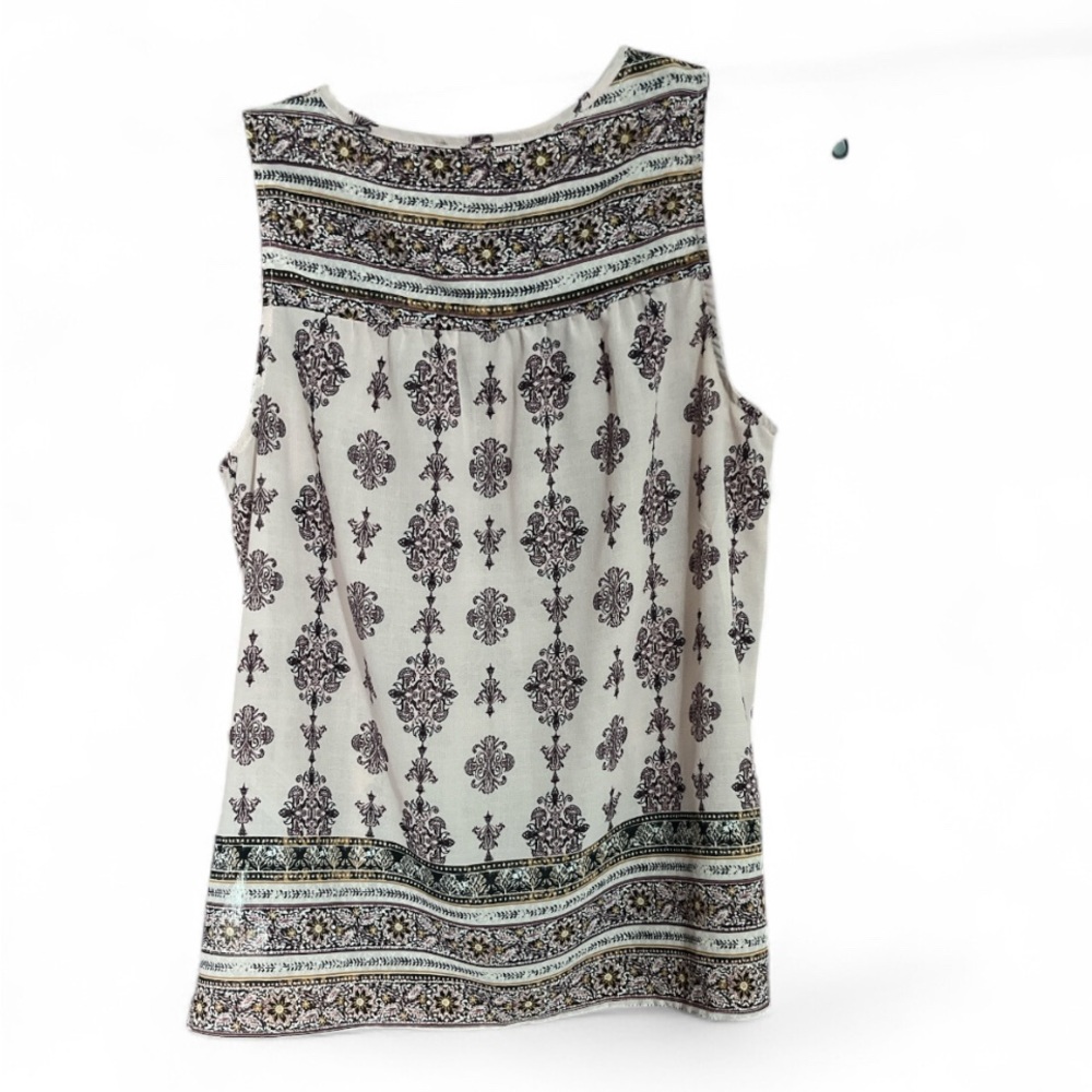 Knox Rose Sleeveless Boho Top Large - Picture 3 of 8